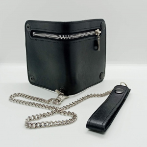 Billetera de cuero - Negra